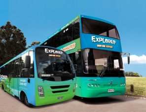 Waiheke Explorer buses